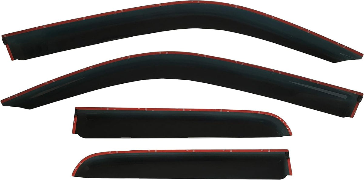 Dark Tinted Tape-On Side Window Visor Deflectors O275654