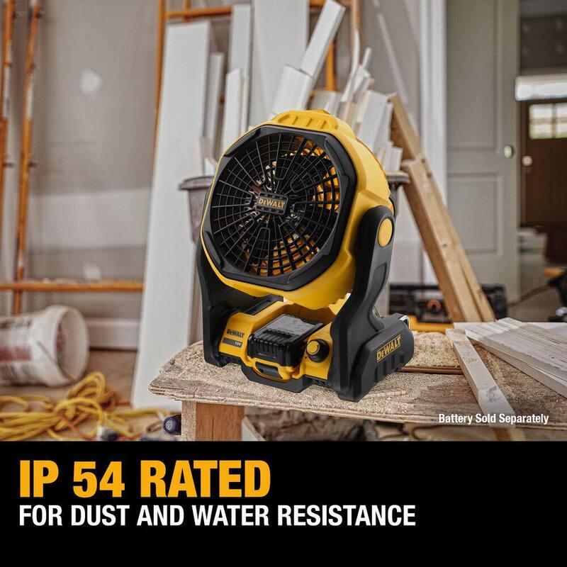 20V MAX Jobsite Fan D4290