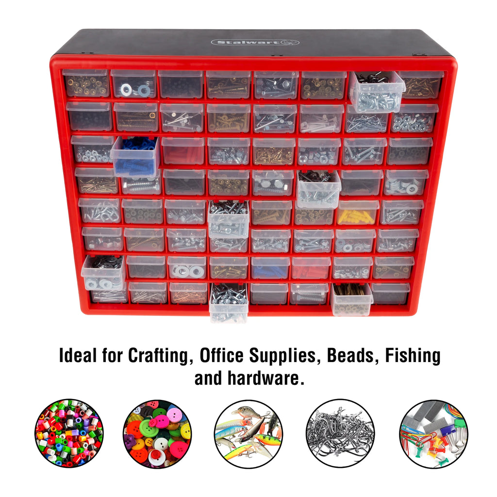 24 Drawer Plastic Storage Cabinet S913