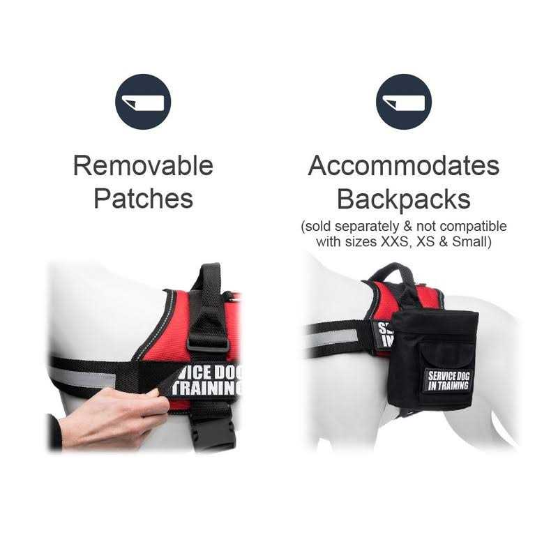 Service Dog Vest with Hook and Loop Straps and Handle S21770