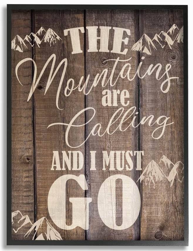 Mountains Landscape Framed Art T965