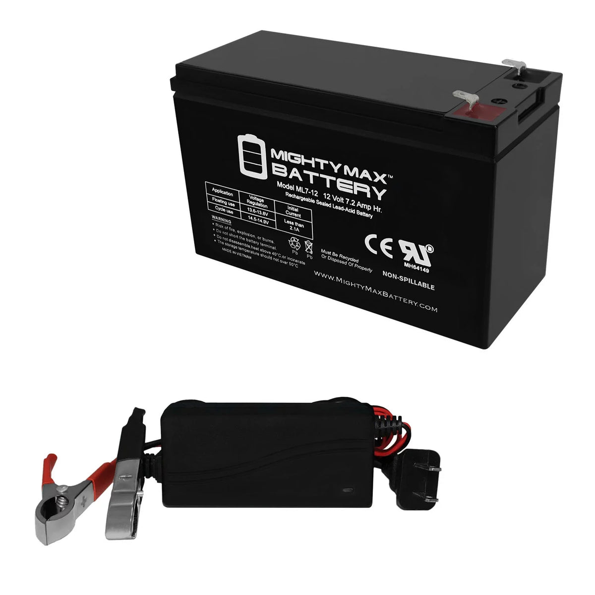 12V 7Ah Battery Y7026