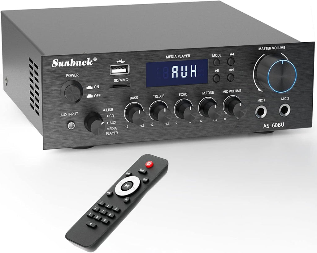 180W Wireless Bluetooth Stereo Amplifier U508077