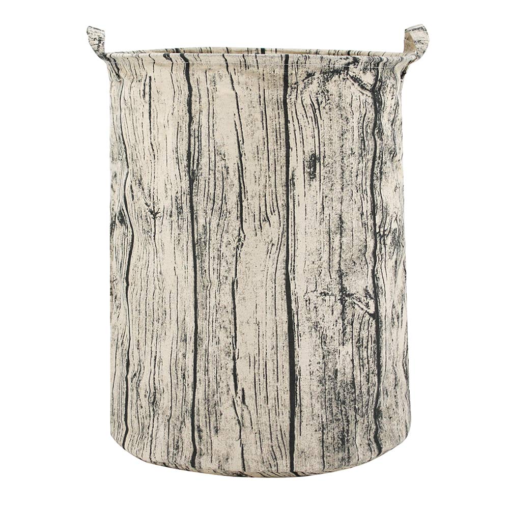 Large Canvas Fabric Waterproof Laundry Basket with Handles S2364