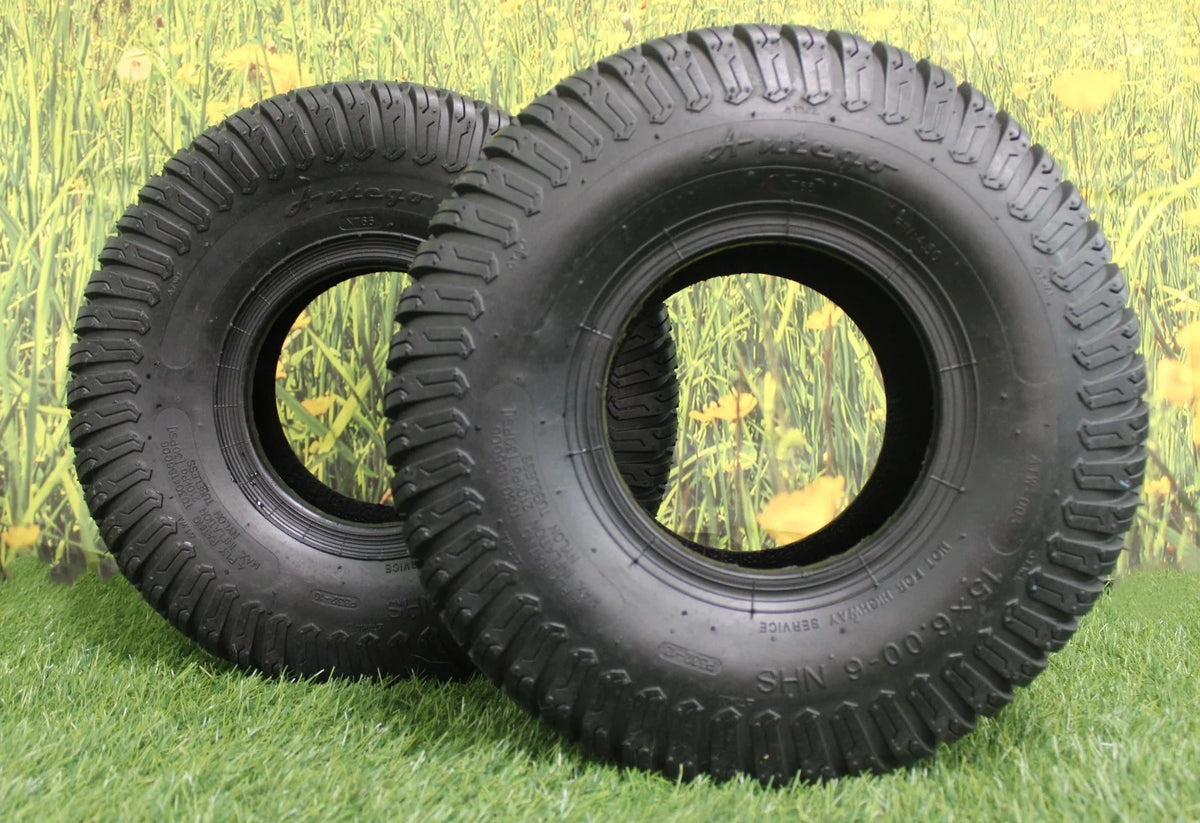15x6.00-6 4 PLY Turf Tires Set of Two V4274