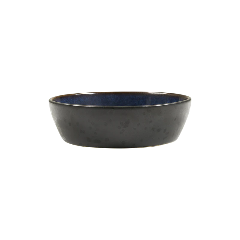 Black Dark Blue Soup Bowl D793