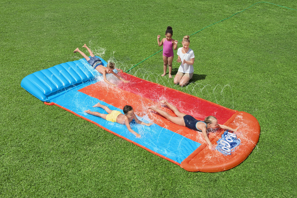 16' Triple Water Slide with Splash Ramp T94699