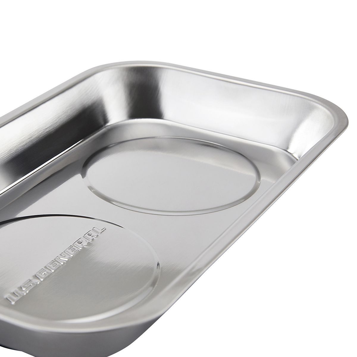 9-1/2 in. x 5-1/2 in. Magnetic Stainless Steel Parts Tray H858450