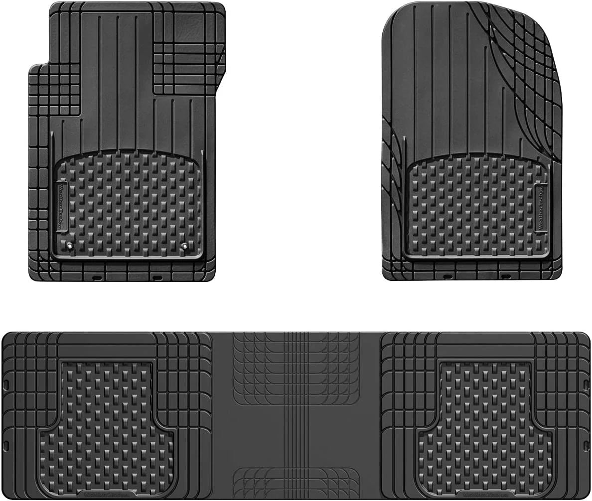Black 3-Piece Floor Mat Set H546019