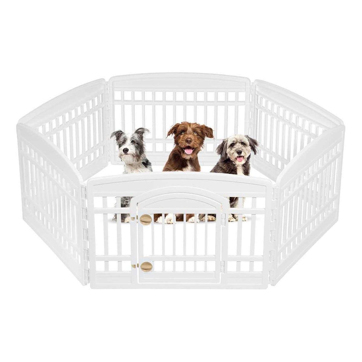 6 Panel Pet Playpen with Door G683794