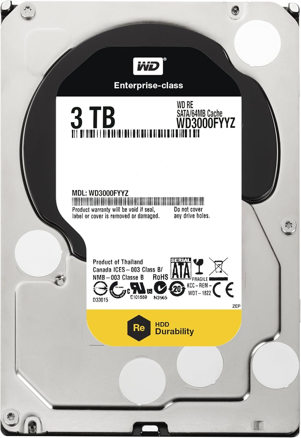 3 TB 3.5 Inch 7200 RPM SATA III Enterprise Hard Drive N855