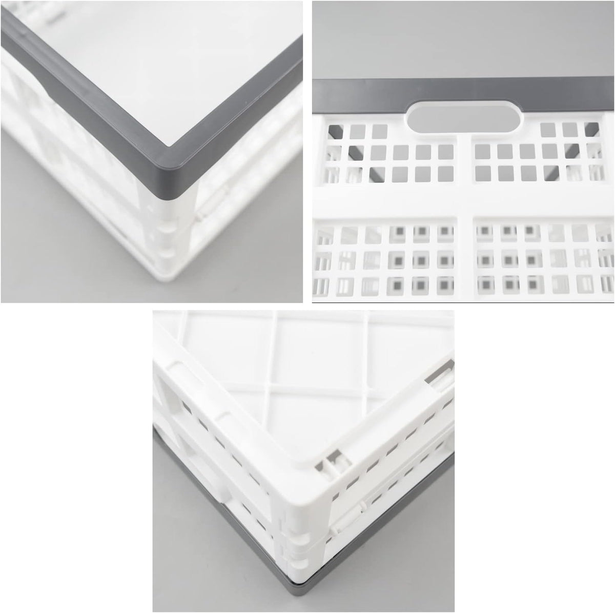 16 L Plastic Collapsible Storage Crates J734