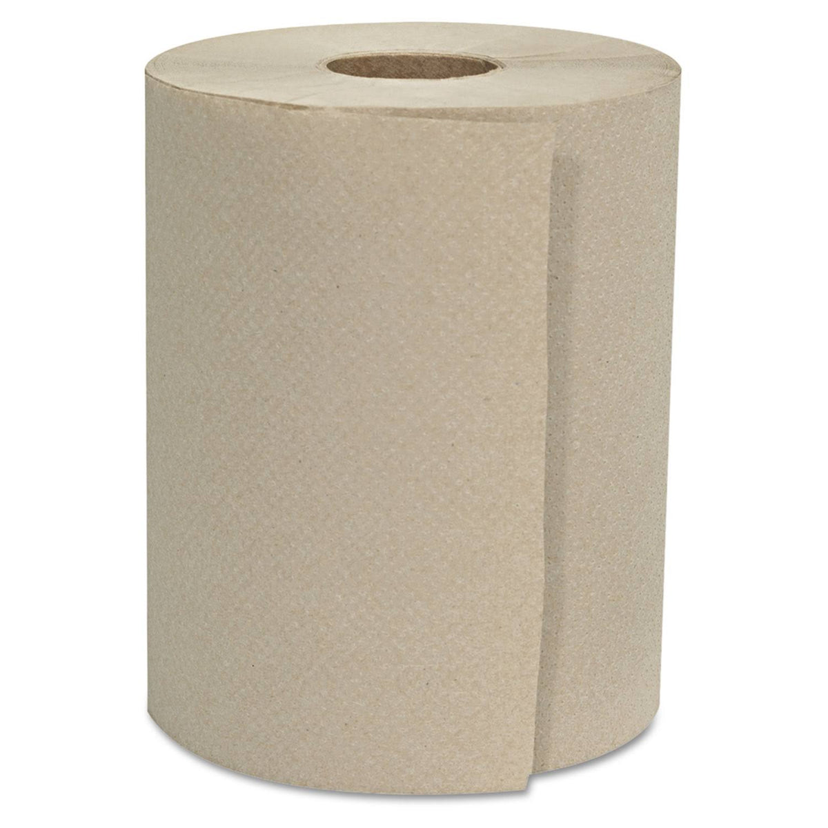 Natural 1-Ply Hardwound Roll Towels, 12 Rolls Y82587