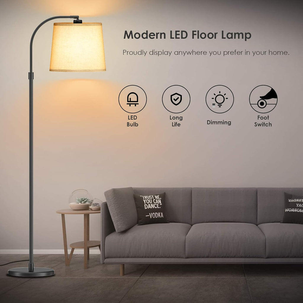Black LED Floor Lamp N90690