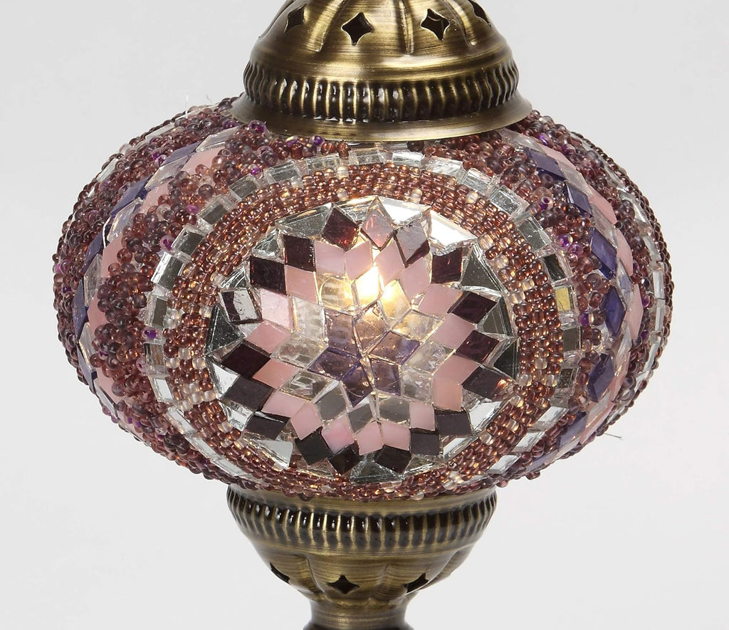 Handmade Turkish Mosaic 7 Globes Wall Light P74448