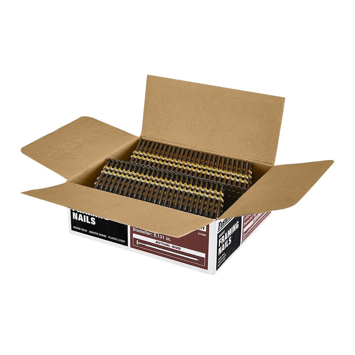 Bright Coated Framing Nails 2500 Pack R93592