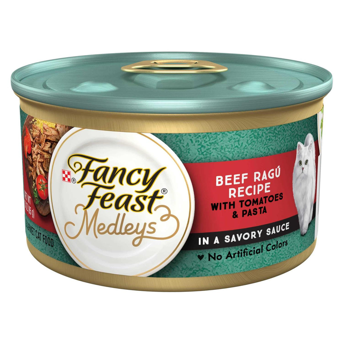 Beef Ragu Recipe with Tomatoes and Pasta Wet Cat Food S107