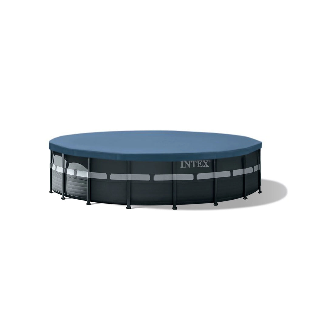 18Ft x 52In Round Above Ground Swimming Pool Set with Pump K803