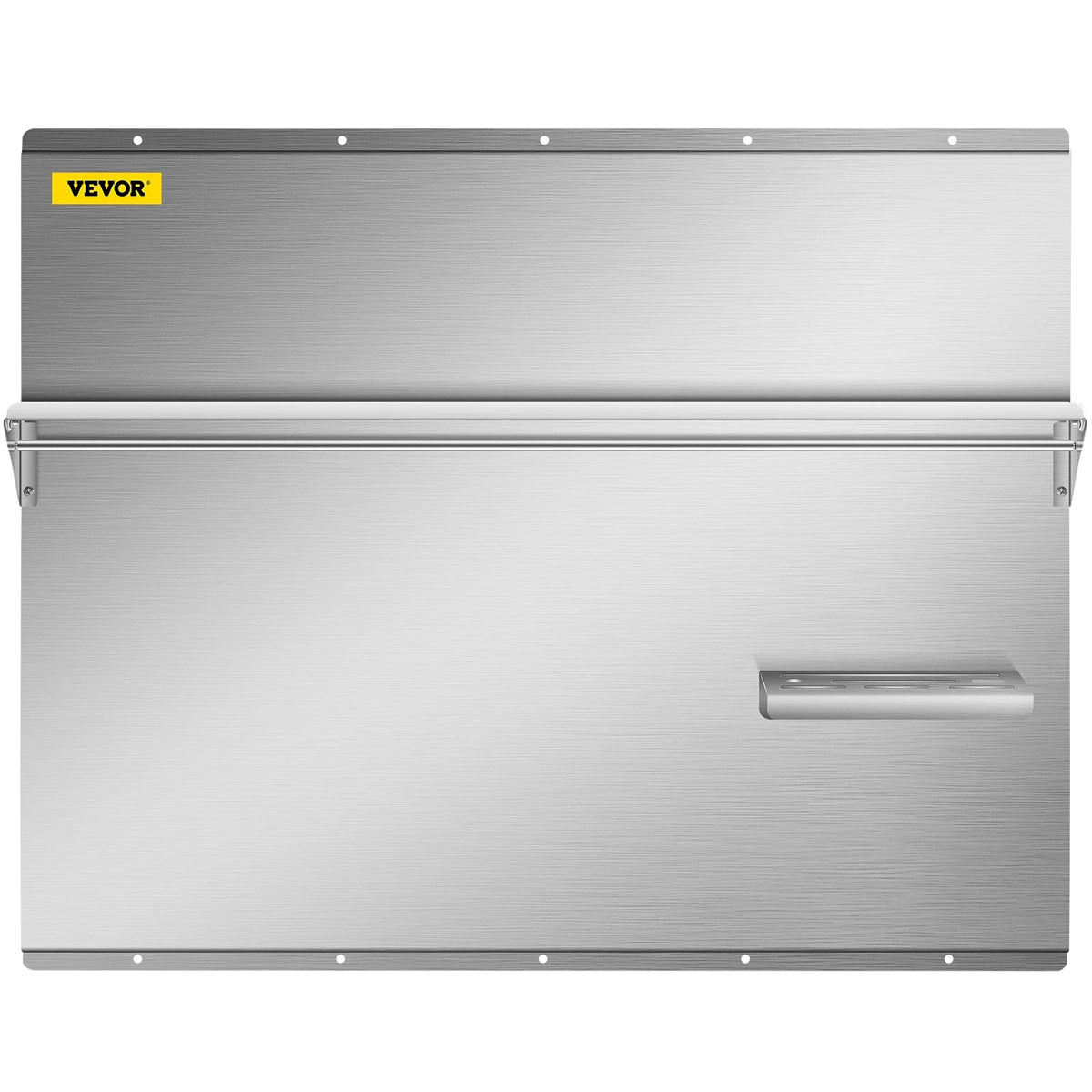 Stainless Steel Range Backsplash with Shelf M123770
