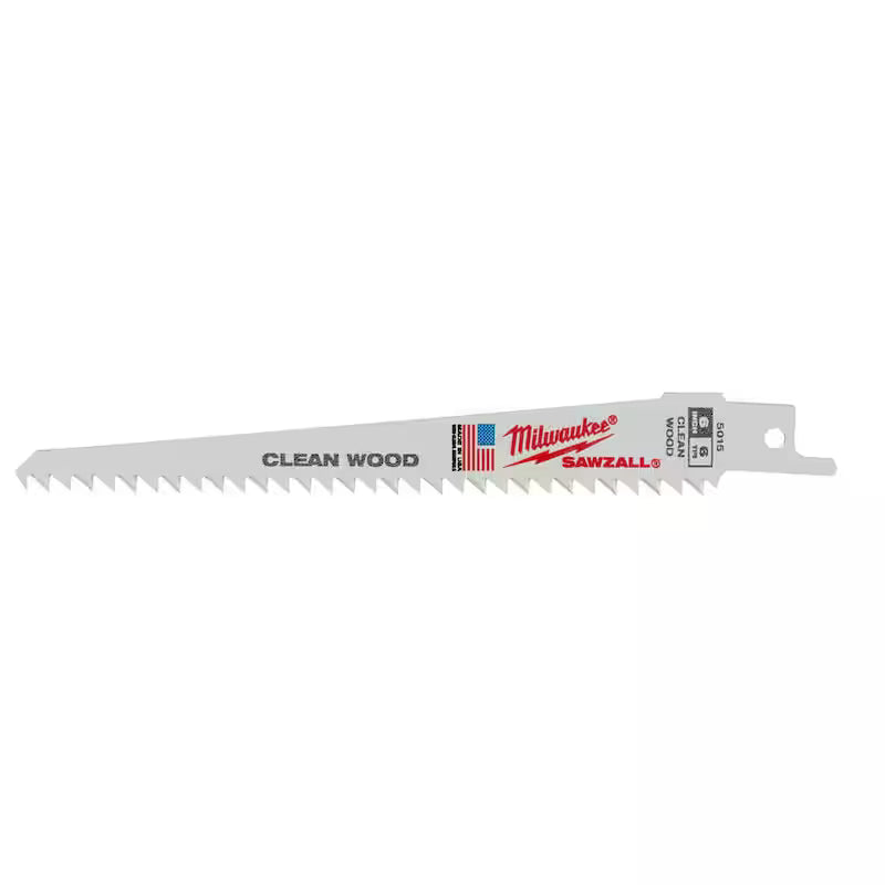 6 TPI Reciprocating Saw Blades 5-Pack L537