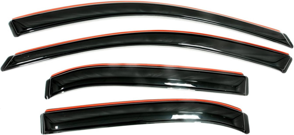 In-Channel Side Window Deflector 4-Piece Set U544