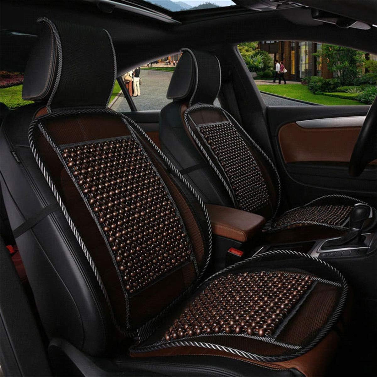 Wood Bead Car Seat Cover Cushion Y84758
