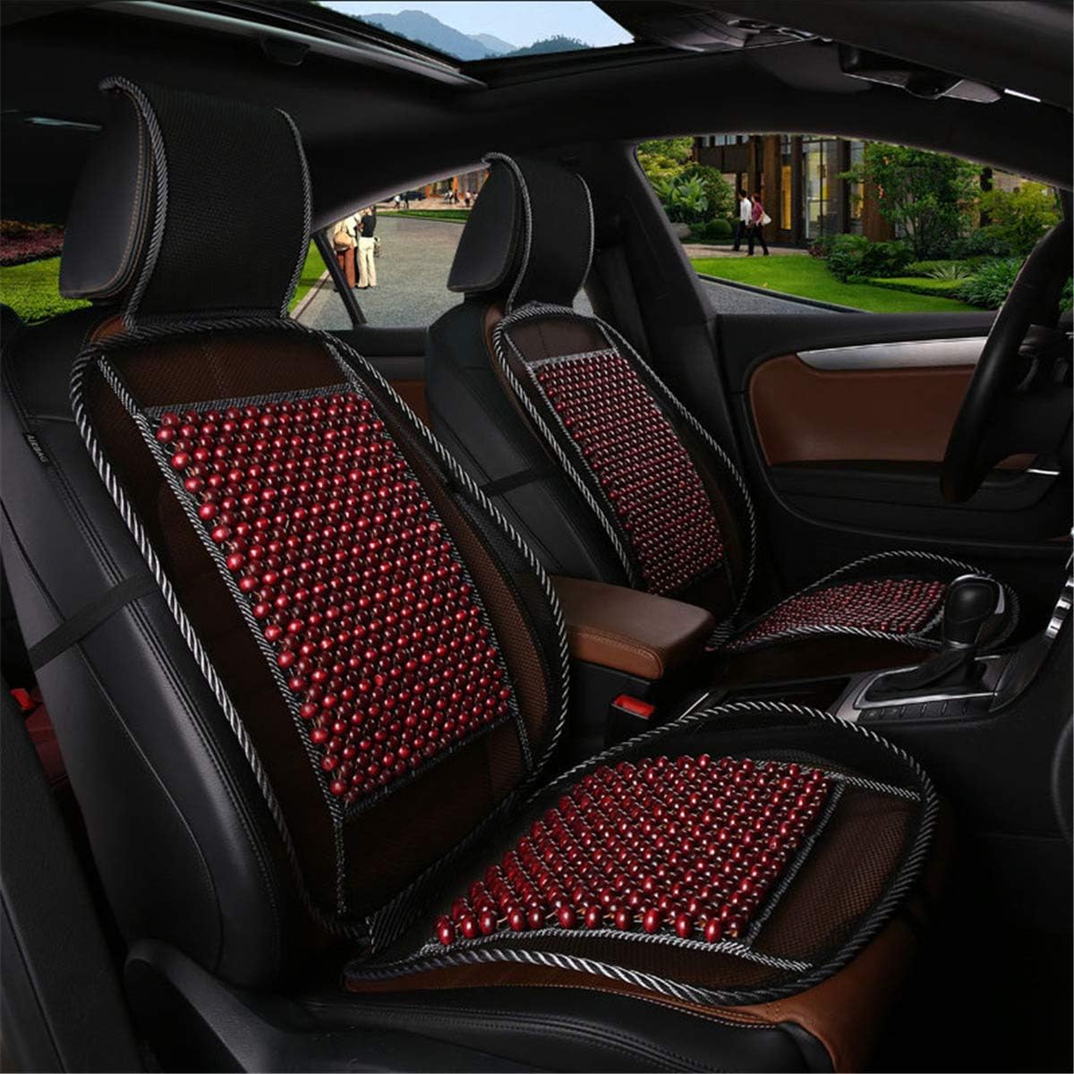 Wood Bead Car Seat Cover Cushion Y84758