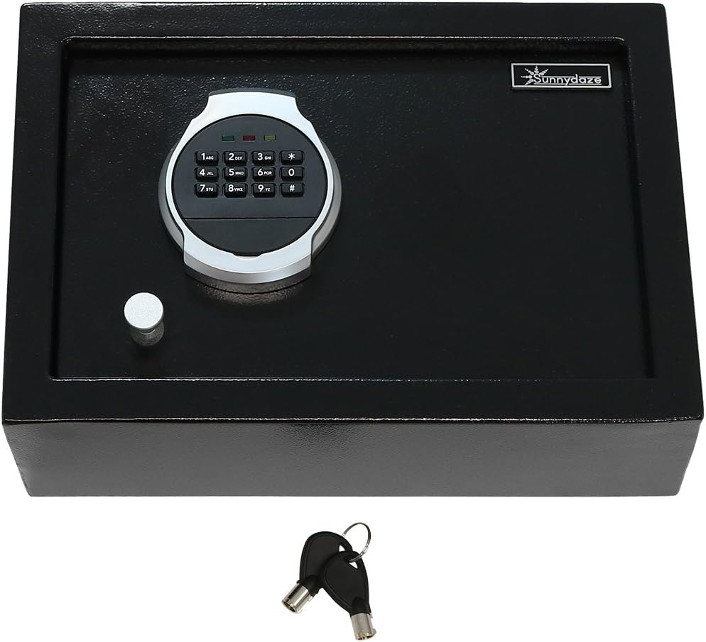 Digital Safe Lock Box with Programmable Lock W179404