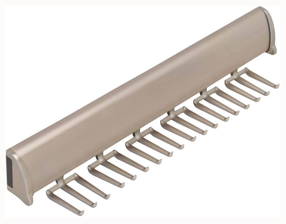 Matte Nickel Tie Rack B309569