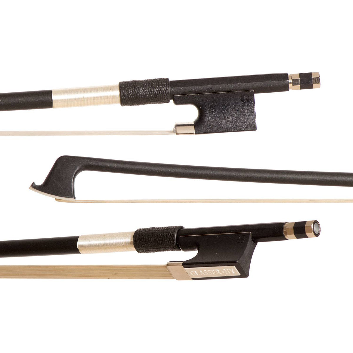 Black Fiberglass 1/2 Violin Bow L949