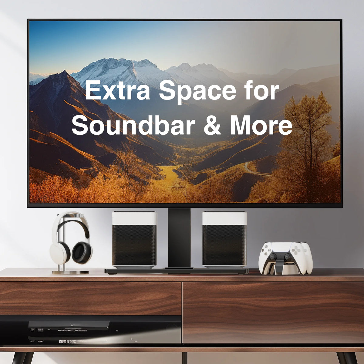 Universal Tabletop TV Stand with Height Adjustable X3325