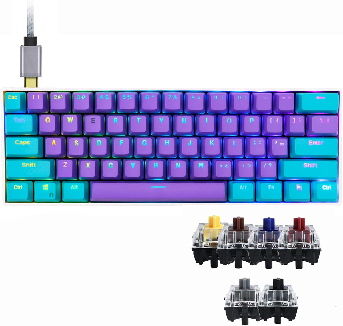 60% Hot Swappable RGB Mechanical Keyboard S528