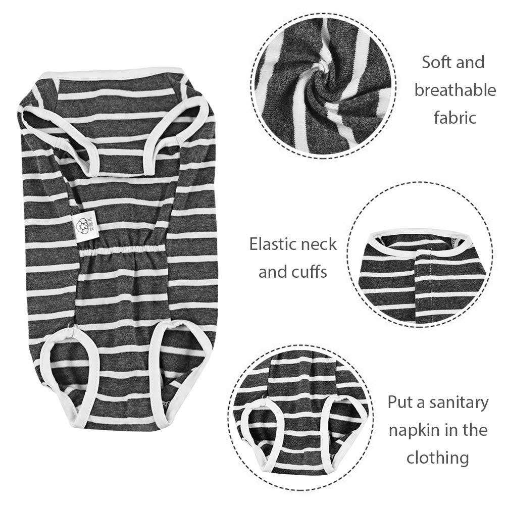 Dog Diapers Sanitary Panties Pet Recovery Suit Q447937