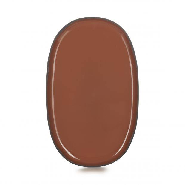 Large Oval Service Plate 7 Colors I947