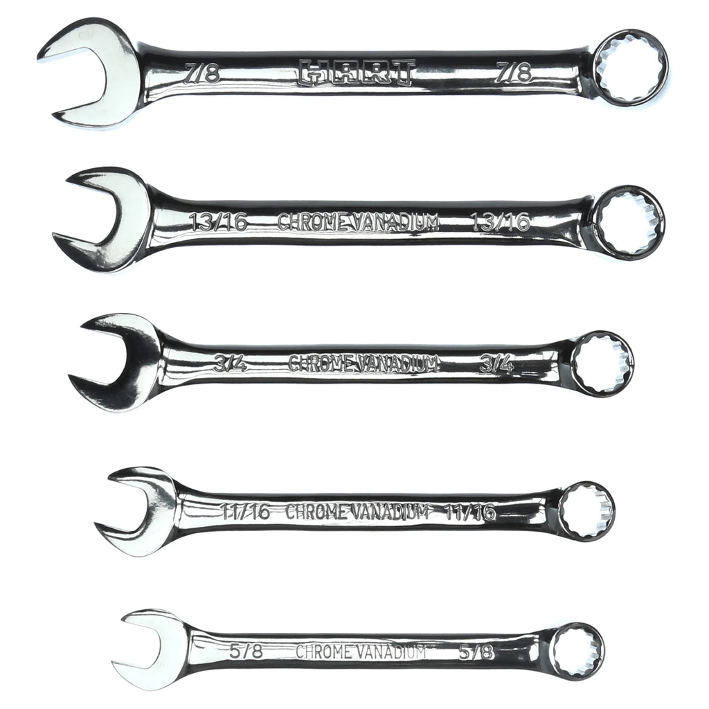 11-Piece Combination Wrench Set with Tool Pouch U799580