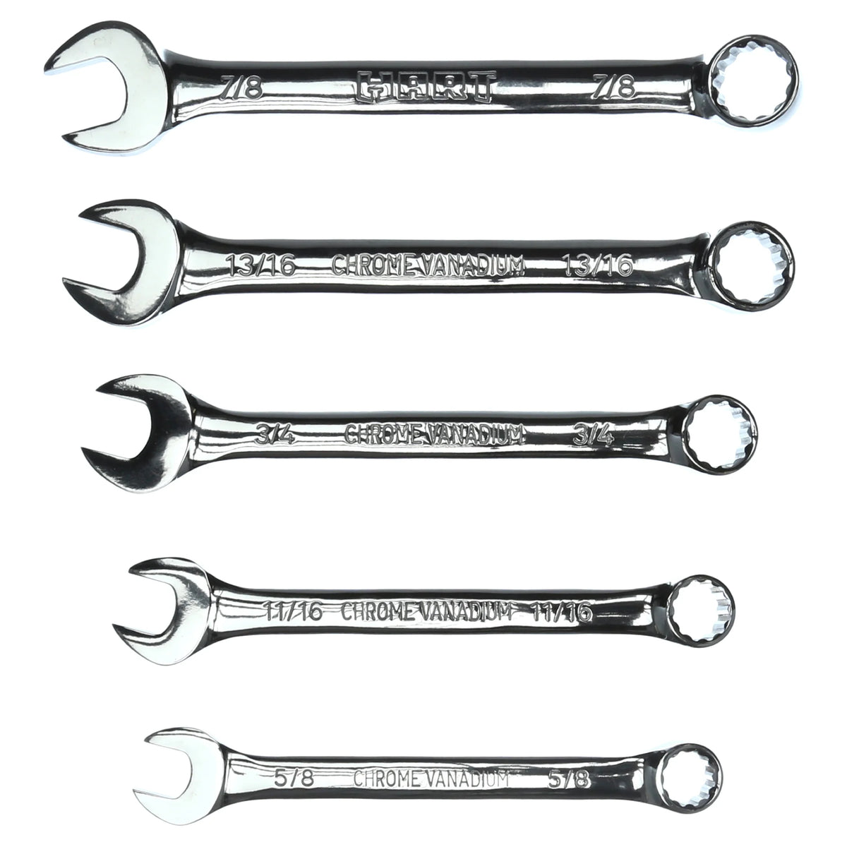 11-Piece Combination Wrench Set with Tool Pouch U799580