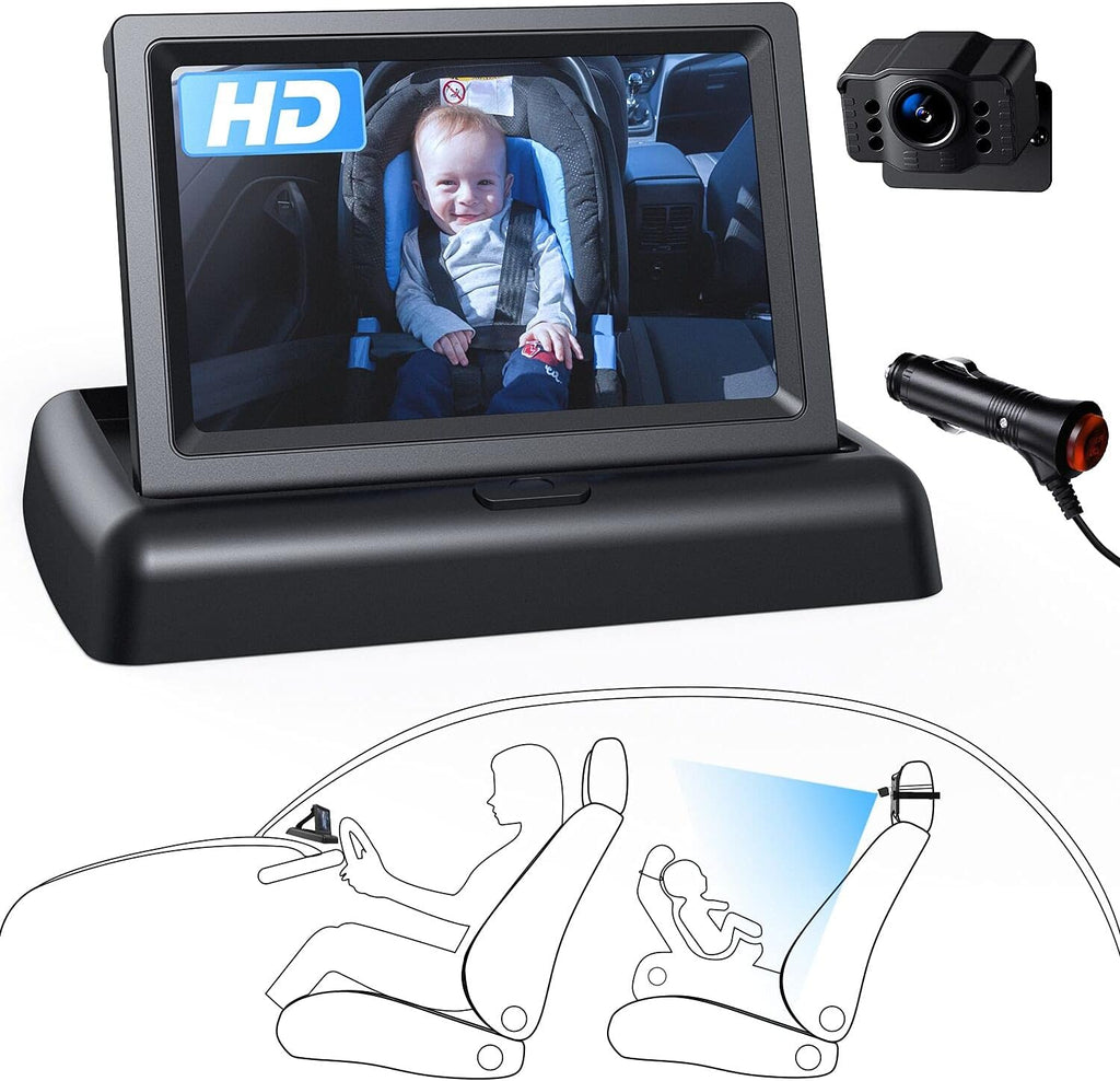 Baby Car Camera Mirror with Monitor Night Vision X796414