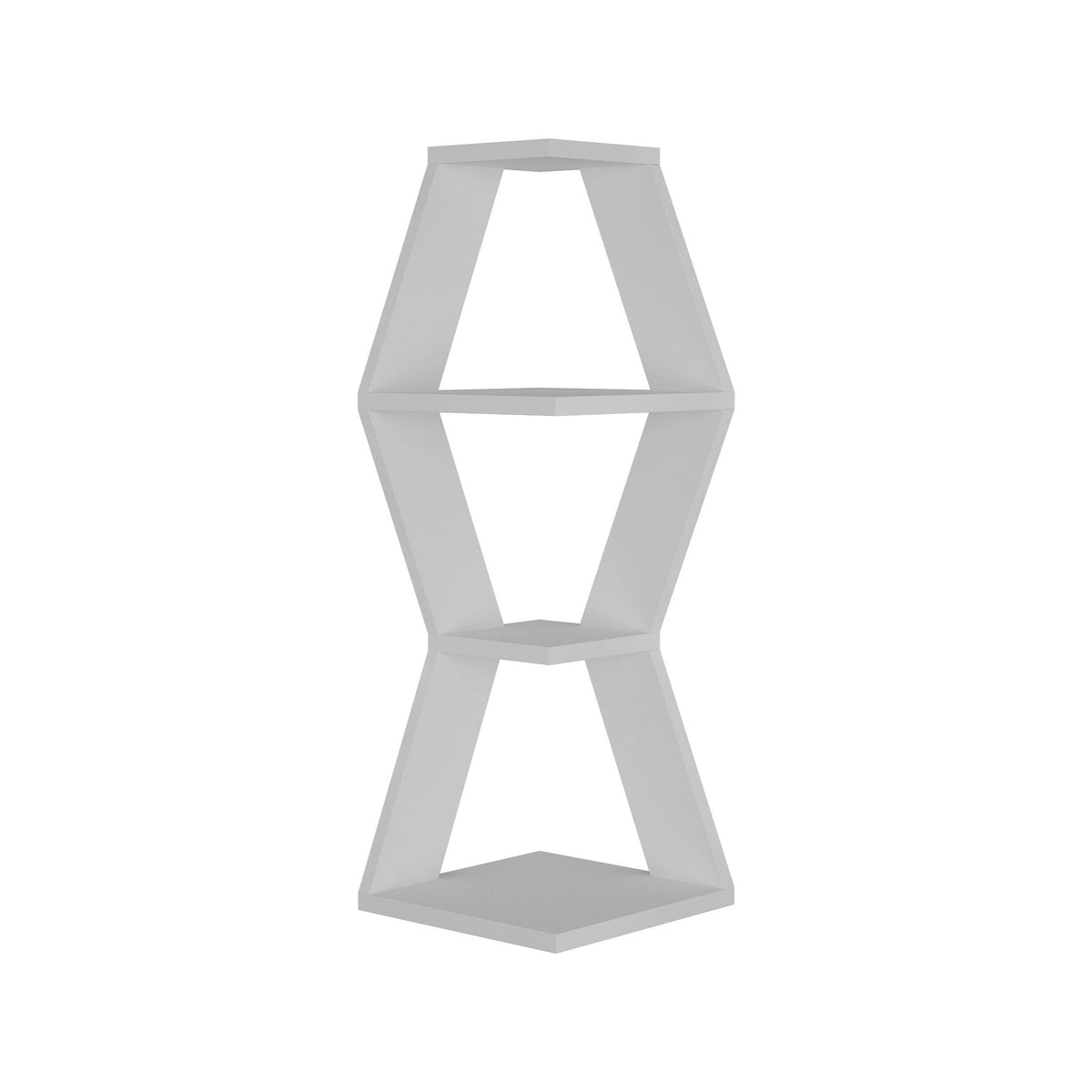 White Modern Wall Shelf N597