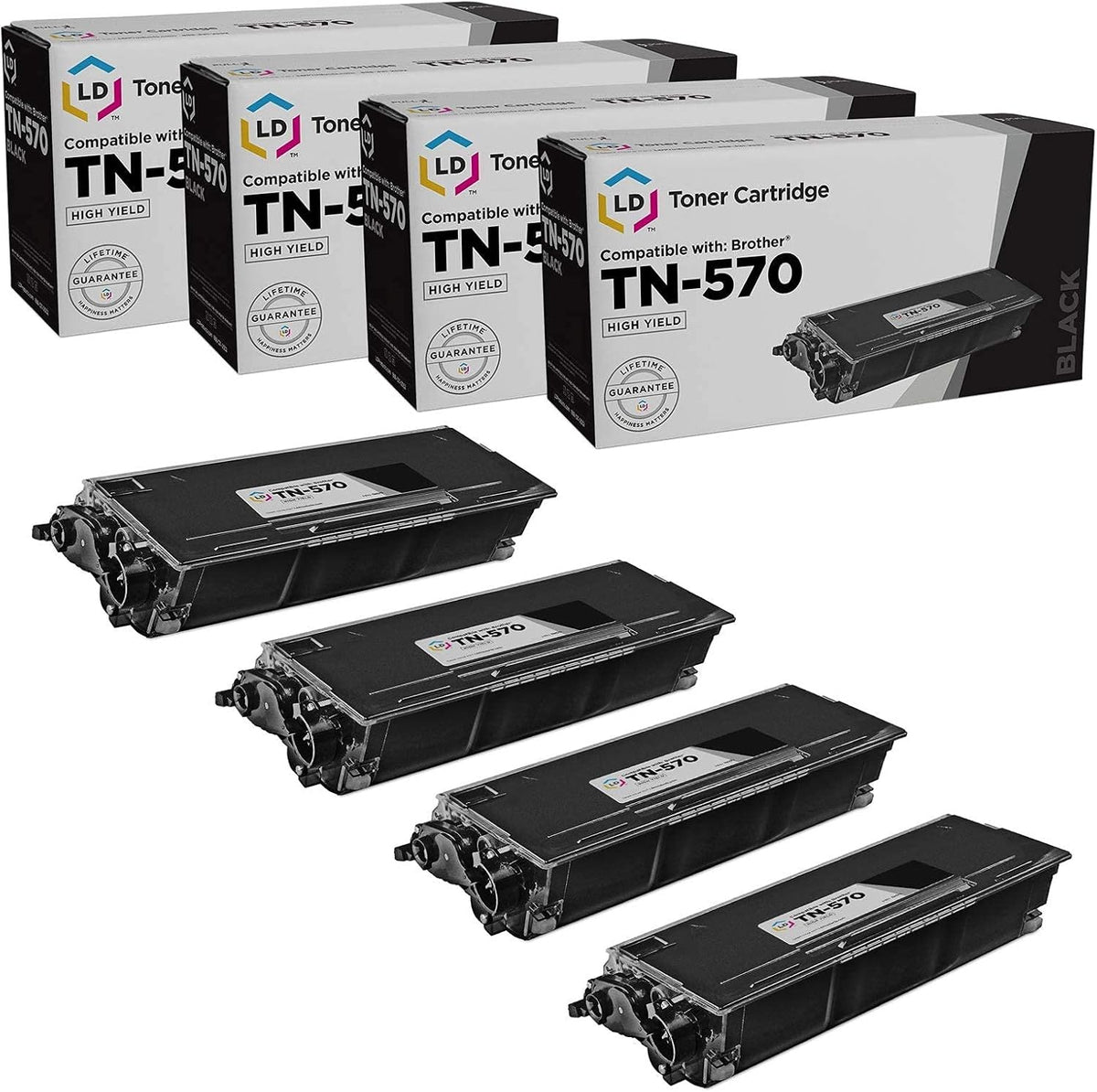 Compatible Toner Cartridge Replacement High Yield Black 4-Pack W315711