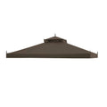 10'x10' 2 Tier Grey Canopy Cover D926851