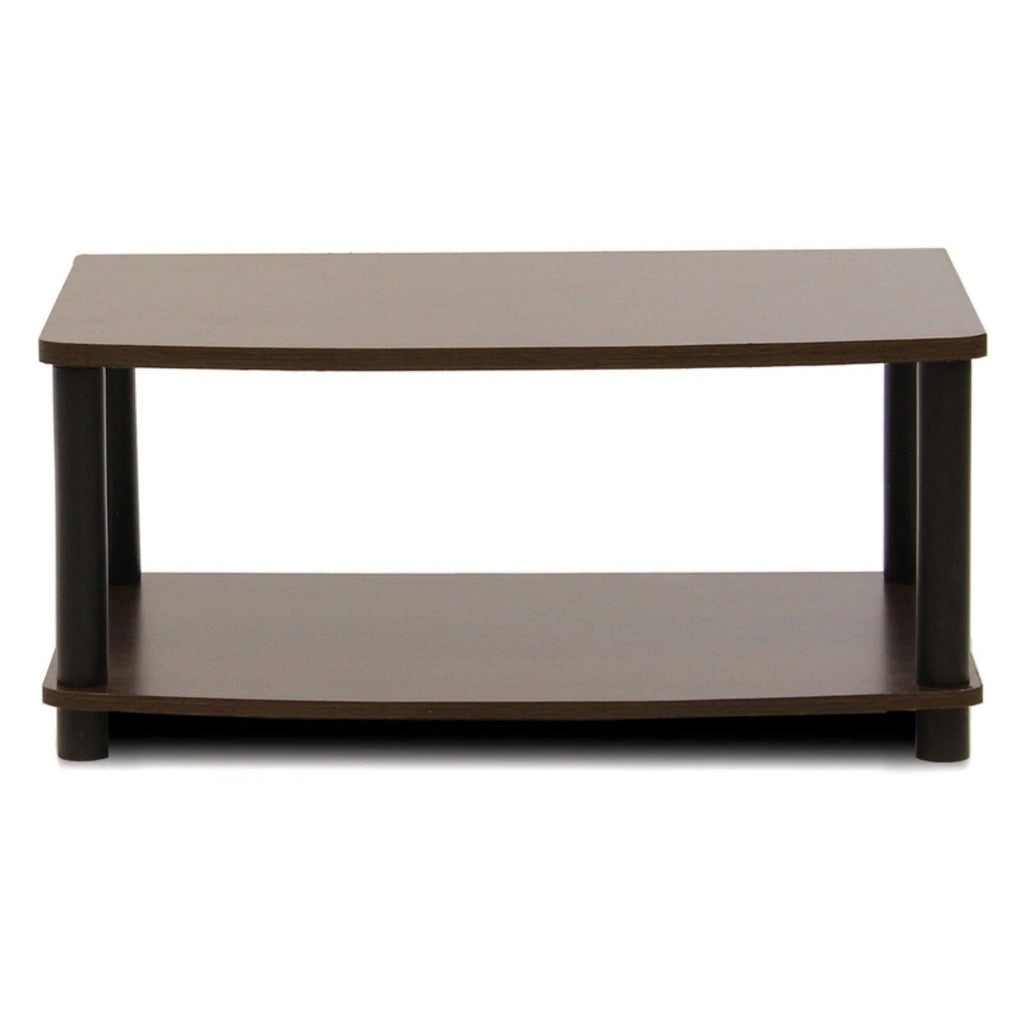 Black 2-Tier Wood TV Stand E9450