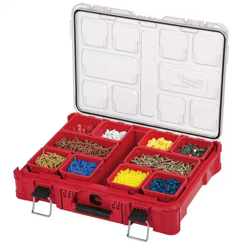 Impact Resistant 11-Compartment Small Parts Organizer H6635