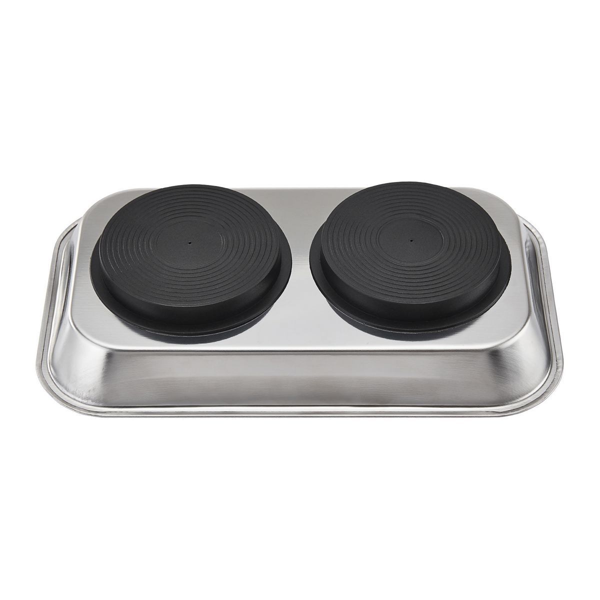 9-1/2 in. x 5-1/2 in. Magnetic Stainless Steel Parts Tray H858450