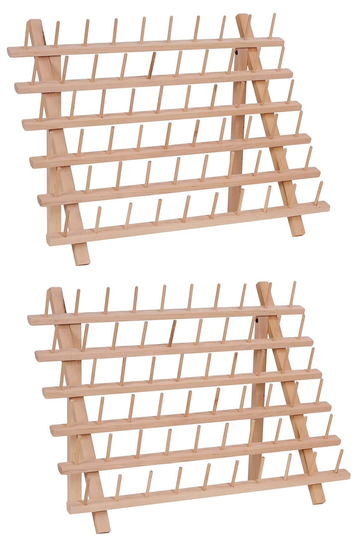 Wooden Thread Rack for Sewing Quilting Embroidery Spools U8395