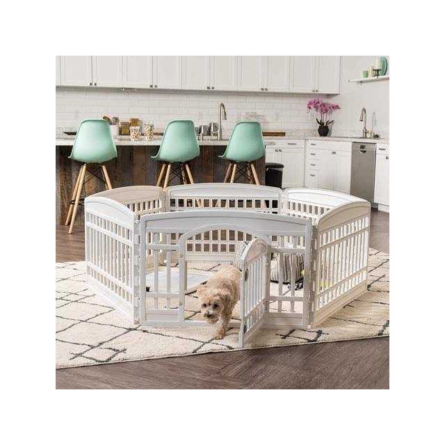 6 Panel Pet Playpen with Door G683794