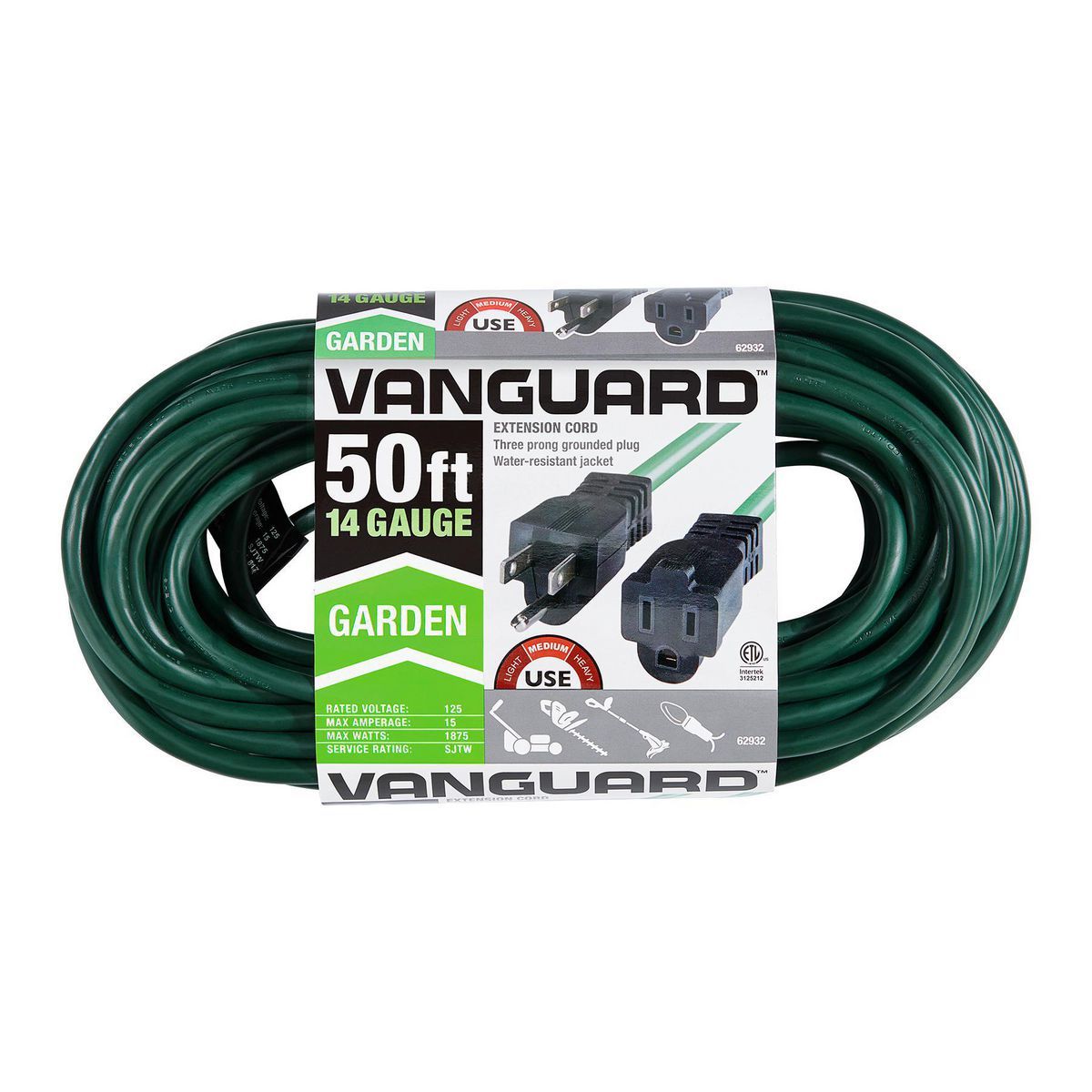 50 ft. 14/3 Gauge Outdoor Extension Cord U276