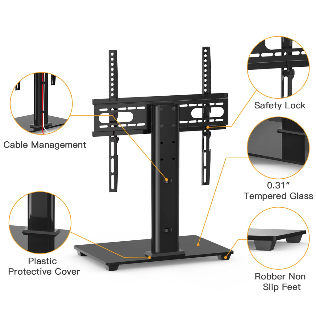 Universal TV Stand for 37-55 inch LCD LED TVs Height Adjustable R160