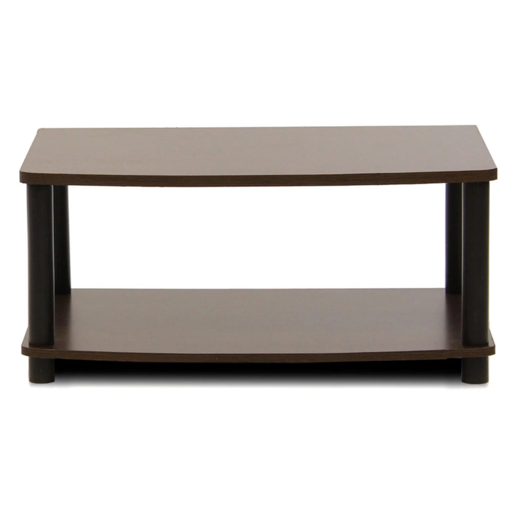 Black 2-Tier Wood TV Stand E9450