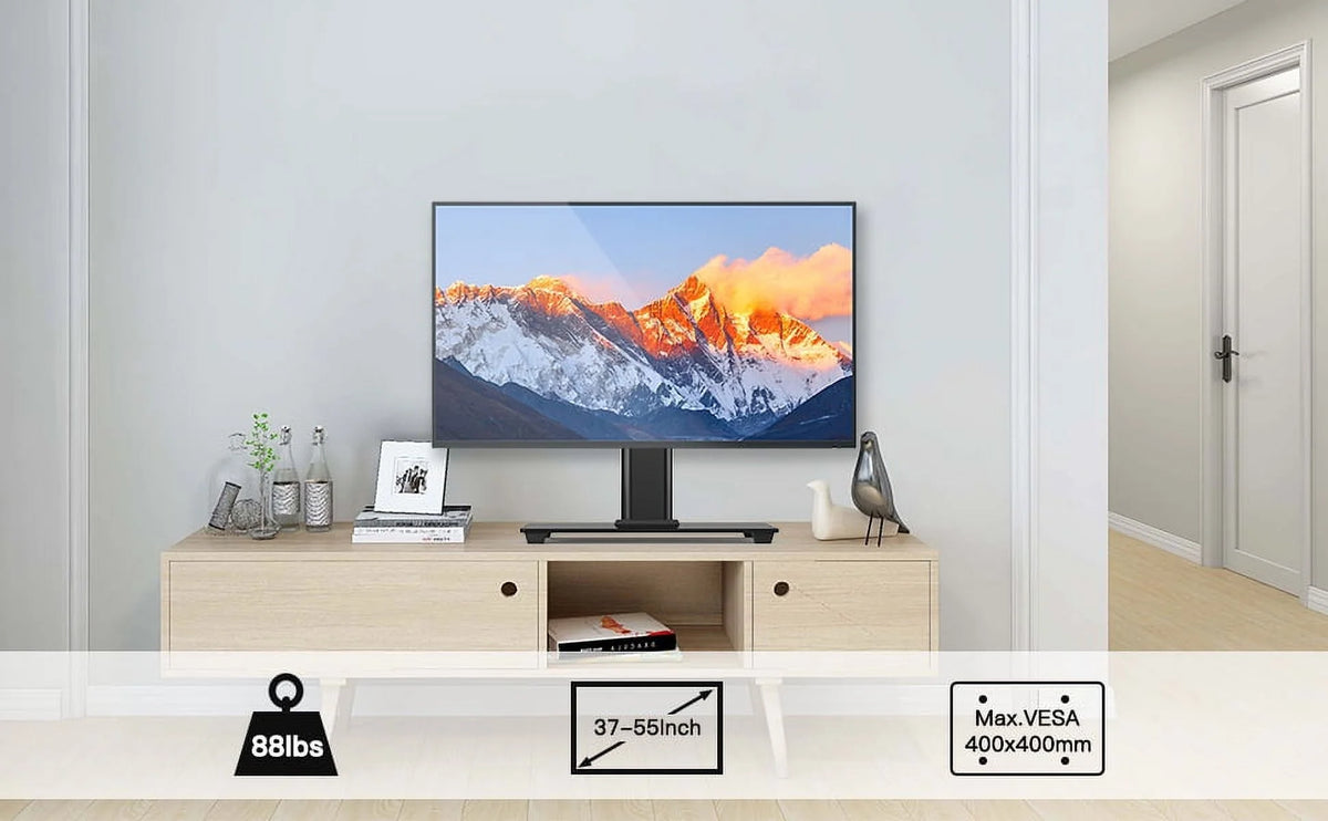 Universal TV Stand for 37-55 inch LCD LED TVs Height Adjustable R160