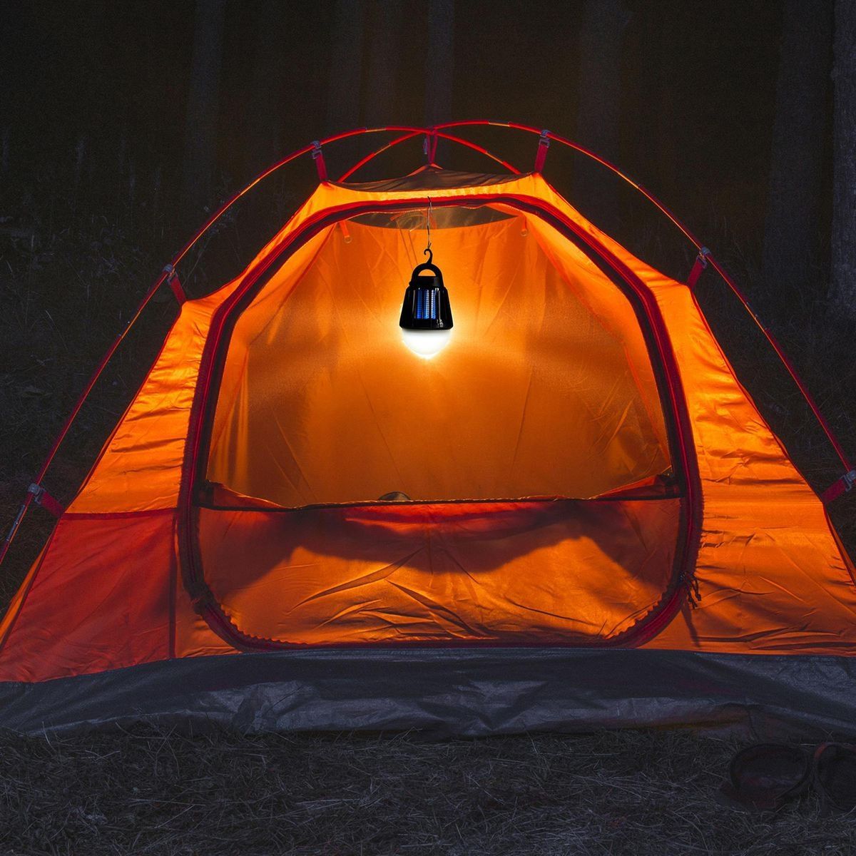 2-In-1 Rechargeable Camping Lantern and Bug Zapper K1846